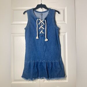 white and blue floral dress Aminah Puff Sleeve Dress